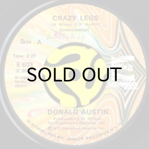 画像1: DONALD AUSTIN / CRAZY LEGS b/w NANZEE (45's) (1)