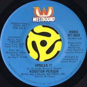 画像1: HOUSTON PERSON / SPREAD IT (45's) (PROMO) (1)