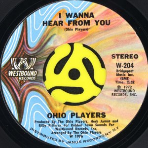 画像2: OHIO PLAYERS / PLEASURE b/w I WANNA HEAR FROM YOU (45's) (2)