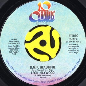 画像1: LEON HAYWOOD / B.M.F. BEAUTIFUL (45's) (1)