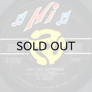 画像1: AL GREEN / LOVE AND HAPPINESS (45's) (1)