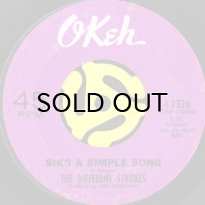 画像2: THE DIFFERENT STROKES / EVERYDAY PEOPLE b/w SING A SIMPLE SONG (45's) (2)