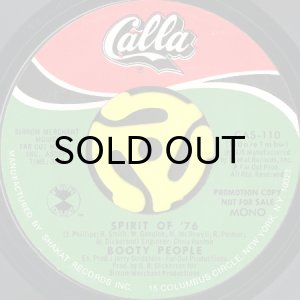 画像1: BOOTY PEOPLE / SPIRIT OF '76 (45's) (PROMO) (1)