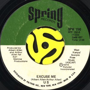 画像2: US / OSTRICH b/w EXCUSE ME (45's) (2)