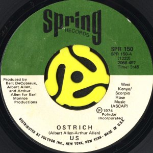 画像1: US / OSTRICH b/w EXCUSE ME (45's) (1)