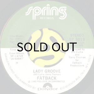 画像2: FATBACK / TAKE IT ANY WAY YOU WANT IT b/w LADY GROOVE (45's) (VINYL PRESS) (2)