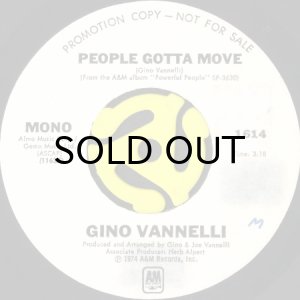 画像1: GINO VANNELLI / PEOPLE GOTTA MOVE (45's) (WHITE PROMO) (1)