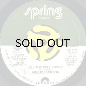 画像1: MILLIE JACKSON / ALL THE WAY LOVER (45's) (1)