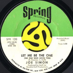 画像2: JOE SIMON / DROWNING IN THE SEA OF LOVE (45's) (2)