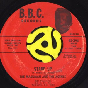 画像1: THE MASKMAN AND THE AGENTS / STAND UP (45's) (1)