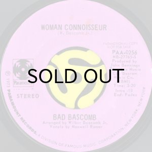 画像2: BAD BASCOMB / MISSISSIPPI GAMBLER MAN b/w WOMAN CONNOISSEUR (45's) (PROMO) (2)