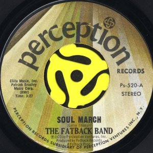 画像1: THE FATBACK BAND / SOUL MARCH b/w TO BE WITH YOU (45's) (1)