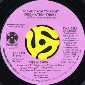 画像2: THE MISSION / FEAR NO EVIL (45's) (PROMO) (2)