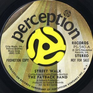画像1: THE FATBACK BAND / NJIA (NIJA) WALK (STREET WALK) b/w SOUL MAN (45's) (PROMO) (1)