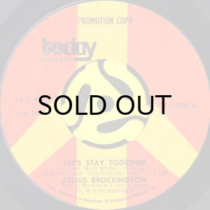 画像1: JULIUS BROCKINGTON / LET'S STAY TOGETHER b/w ROCK STEADY (45's) (1)