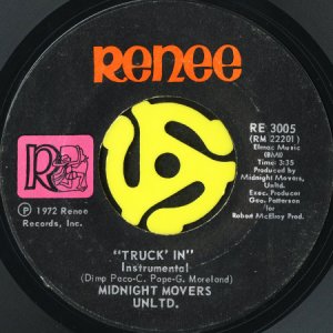 画像2: MIDNIGHT MOVERS UNLTD. / PUT YOUR MIND IN YOUR POCKET b/w TRUCK' IN (45's) (2)