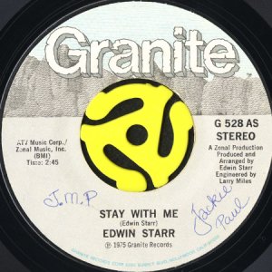 画像1: EDWIN STARR / STAY WITH ME b/w PARTY (45's) (1)