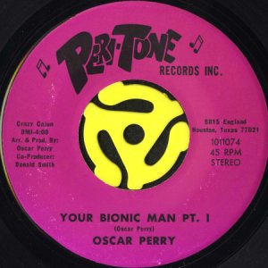 画像1: OSCAR PERRY / YOUR BIONIC MAN (45's) (1)