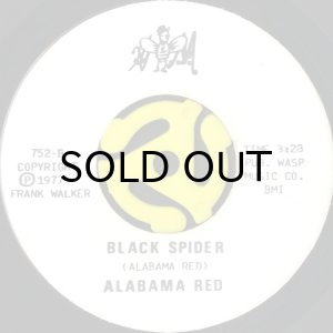 画像1: ALABAMA RED / BLACK SPIDER (45's) (1)