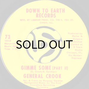 画像2: GENERAL CROOK / GIMME SOME (45's) (2)