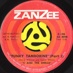 画像1: C AND THE SHELLS / FUNKY TAMBORINE (45's) (1)