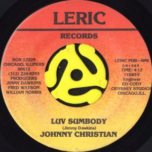 画像1: JOHNNY CHRISTIAN / LUV SUMBODY (45's) (1)