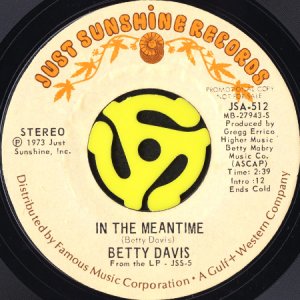 画像2: BETTY DAVIS / OOH YEA (45's) (2)