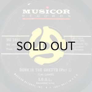 画像2: S.O.U.L. / DOWN IN THE GHETTO (45's) (2)