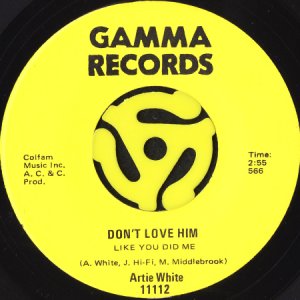 画像2: ARTIE WHITE / GIMME SOME OF YOURS (45's) (2)