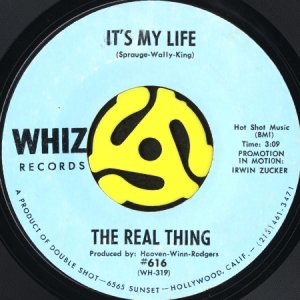 画像2: THE REAL THING / TEARS OF JOY b/w IT'S MY LIFE (45's) (2)