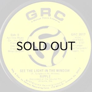 画像2: RIPPLE / A FUNKY SONG b/w SEE THE LIGHT IN THE WINDOW (45's) (VINYL PRESS) (2)