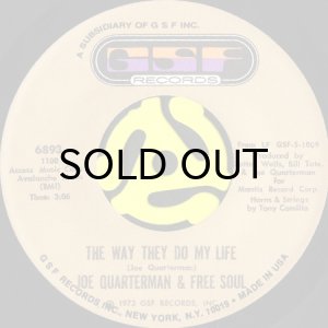 画像1: JOE QUARTERMAN & FREE SOUL / THE WAY THEY DO MY LIFE b/w FIND YOURSELF (45's) (1)