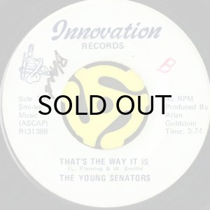 画像2: THE YOUNG SENATORS / JUNGLE b/w THAT'S THE WAY IT IS (45's) (2)