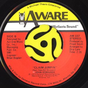 画像2: JOHN EDWARDS / MESSING UP A GOOD THING b/w CLAIM JUMPIN' (45's) (2)