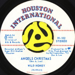 画像1: WILD HONEY / ANGELS CHRISTMAS b/w DIRTY BUTCH (45's) (1)