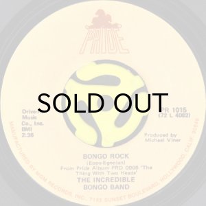 画像1: THE INCREDIBLE BONGO BAND / BONGO ROCK b/w BONGOLIA (45's) (1)