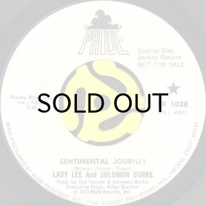 画像1: LADY LEE AND SOLOMON BURKE / SENTIMENTAL JOURNEY b/w VAYA CON DIOS (45's) (WHITE PROMO) (1)