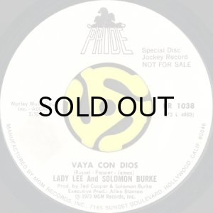 画像2: LADY LEE AND SOLOMON BURKE / SENTIMENTAL JOURNEY b/w VAYA CON DIOS (45's) (WHITE PROMO) (2)