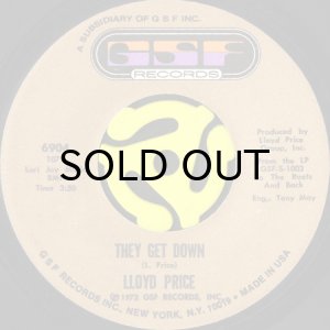 画像1: LLOYD PRICE / THEY GET DOWN (45's) (1)