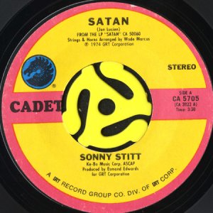 画像1: SONNY STITT / SATAN b/w WILL YOU LOVE ME TOMORROW (45's) (1)