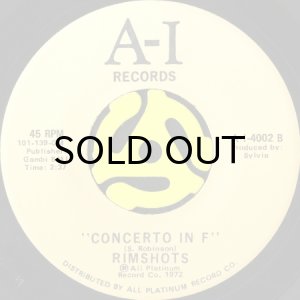 画像2: RIMSHOTS / SAVE THAT THING b/w CONCERTO IN F (45's) (2)