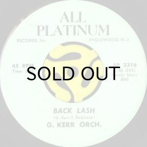 画像1: G. KERR ORCH. / BACK LASH (45's) (1)