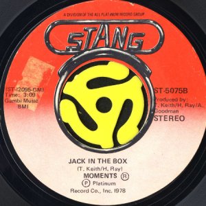 画像2: THE MOMENTS / I COULD HAVE LOVED YOU b/w JACK IN THE BOX (45's) (2)