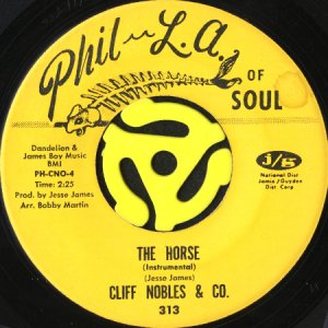 画像1: CLIFF NOBLES & CO. / THE HORSE (45's) (VINYL PRESS) (1)