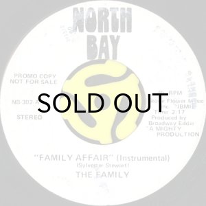 画像2: THE FAMILY / FAMILY AFFAIR (45's) (WHITE PROMO) (2)