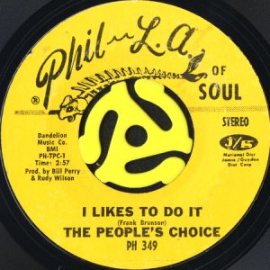 画像1: THE PEOPLE'S CHOICE / I LIKES TO DO IT b/w BIG LADIES MAN (45's) (1)