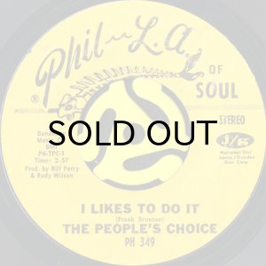 画像1: THE PEOPLE'S CHOICE / I LIKES TO DO IT b/w BIG LADIES MAN (45's) (1)