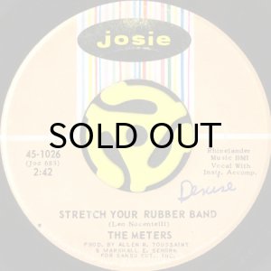 画像1: THE METERS / STRETCH YOUR RUBBER BAND b/w GROOVY LADY (45's) (1)
