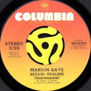 画像2: MARVIN GAYE / SEXUAL HEALING (45's) (2)
