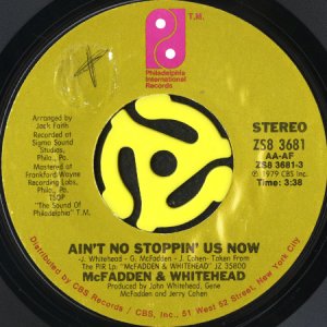 画像1: McFADDEN & WHITEHEAD / AIN'T NO STOPPIN' US NOW (45's) (1)